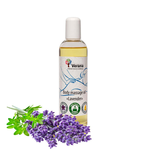 Verana 100% natuurlijke Massageolie Lavendel 250ml